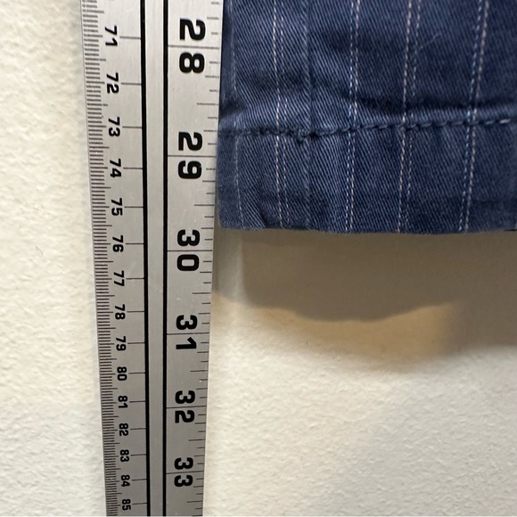 Pilcro And The Letterpress Pants Womens No 29 Blue Fit Hyphen Stripes - Picture 10 of 12